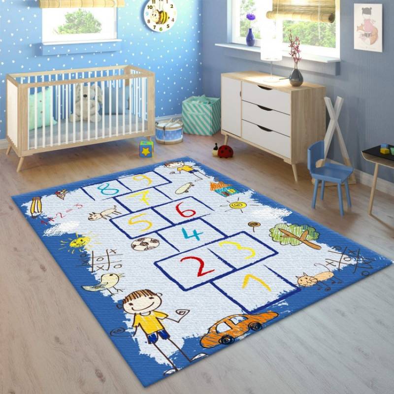 Tapis Pour Enfants 1x160 De Bl