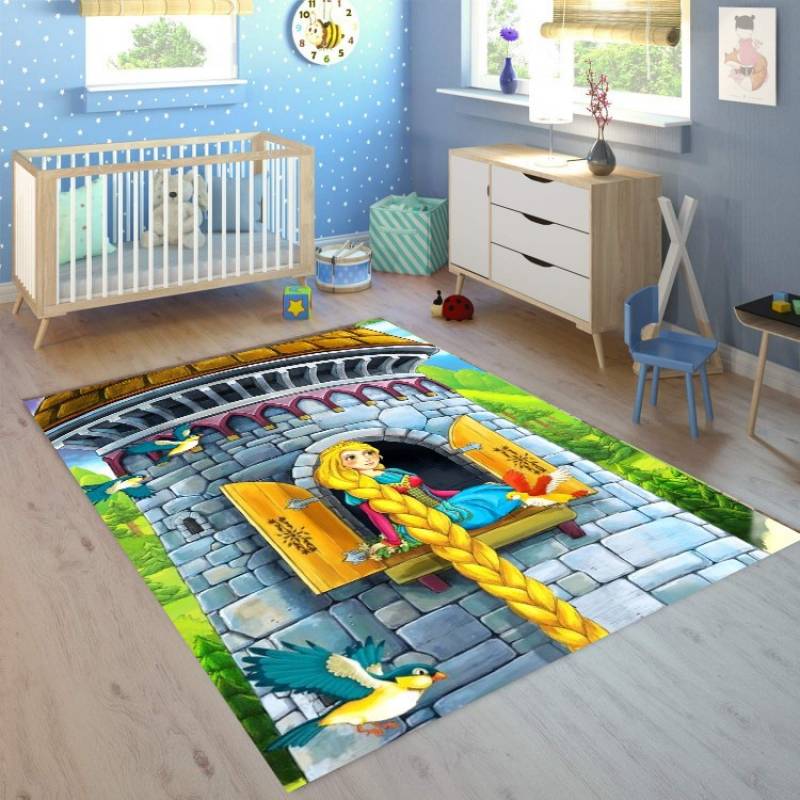 Tapis Cuir 80x150cm Pour Enfants