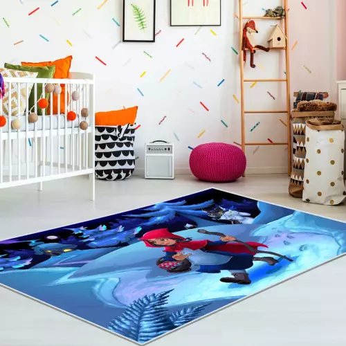 Tapis enfants 120x160 coton antidérapant