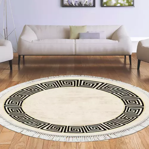 Tapis Rond 160x160 anti-dérapant