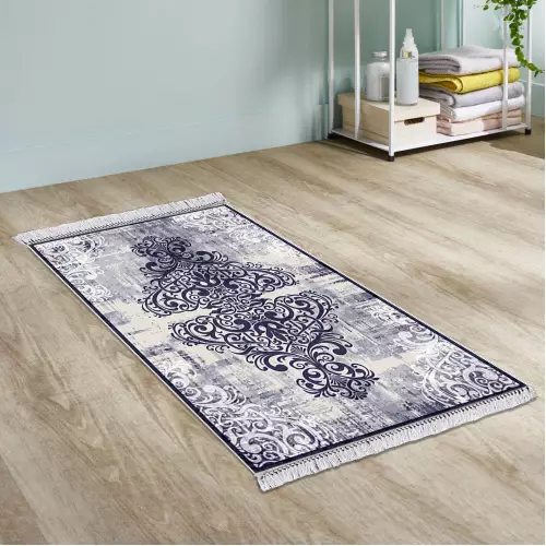 Tapis de couloir 80x150 Coton Antidérapant Rectangulaire 