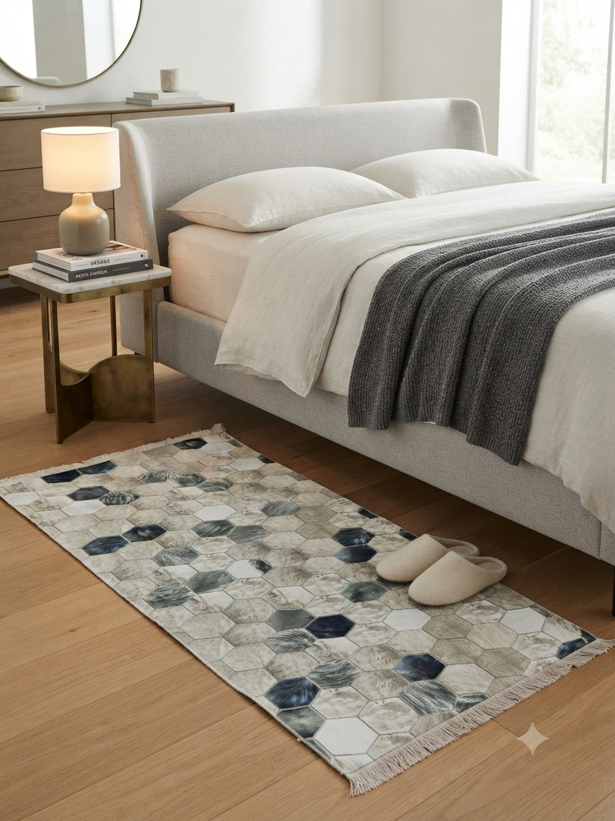 Descente de lit 80×150 – vintage gris