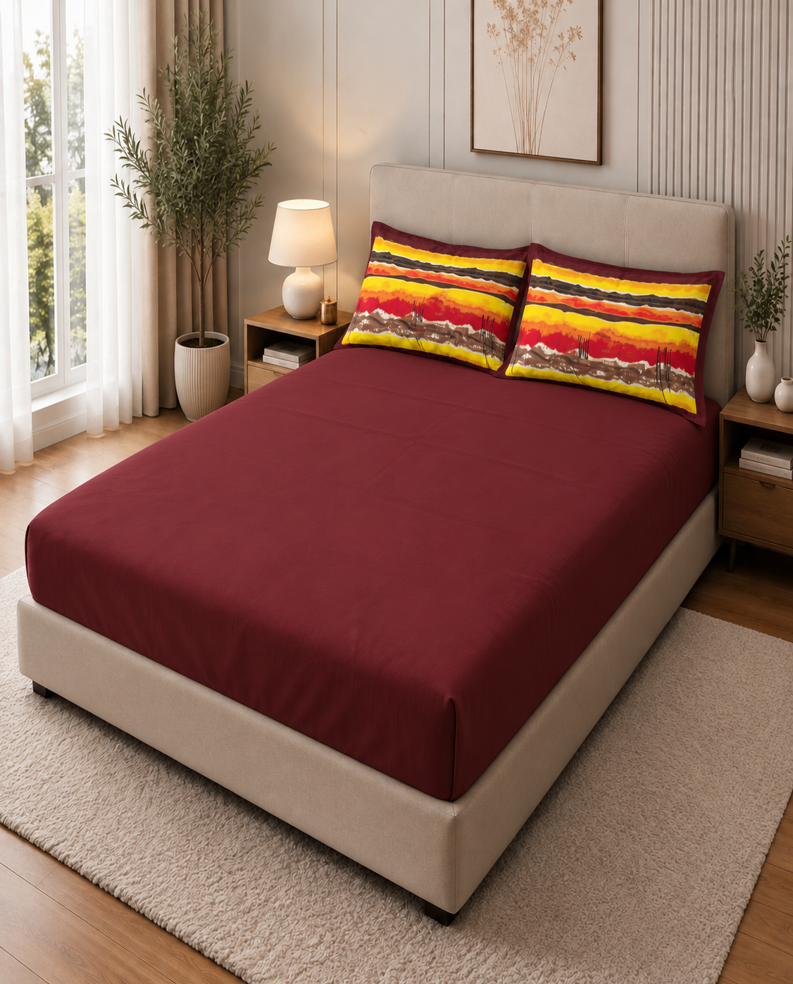 طقم شرشف  3 قطع  DK-DRP-004
